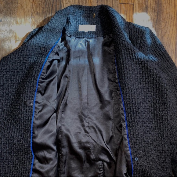 Calvin Klein Black Textured Wool Blend Pea Coat
Size 14 - Picture 2 of 5